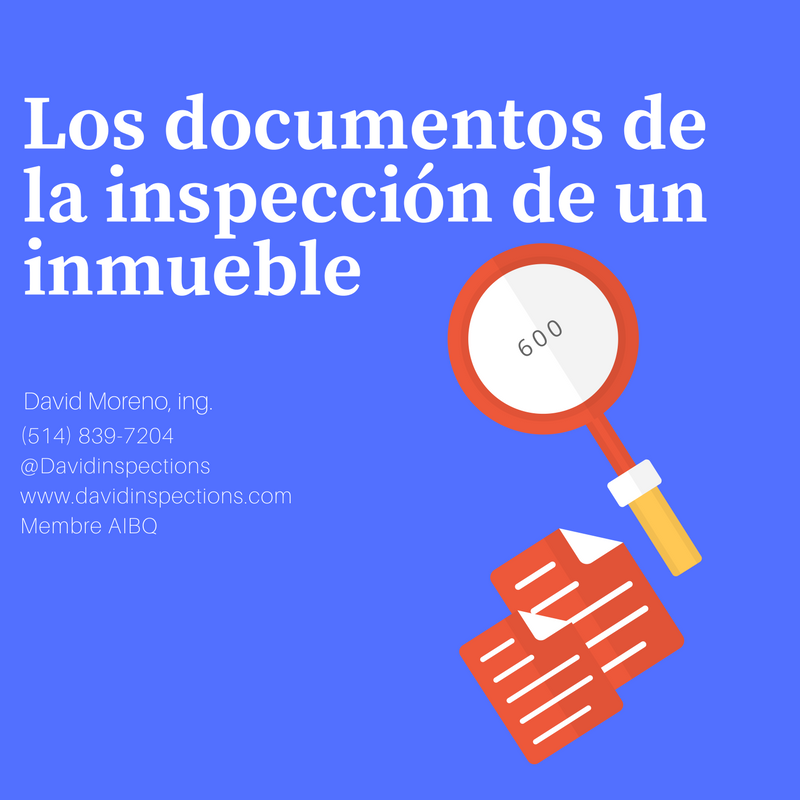 Los documentos importantes en una inspección