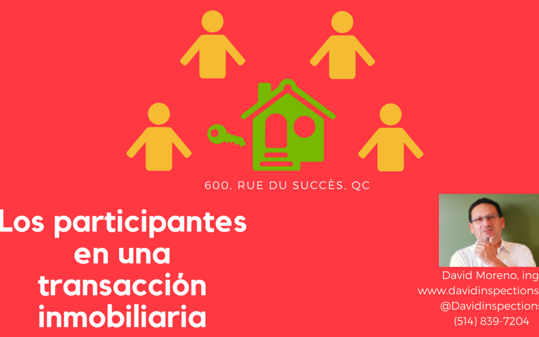 Participantes en una transacción inmobiliaria